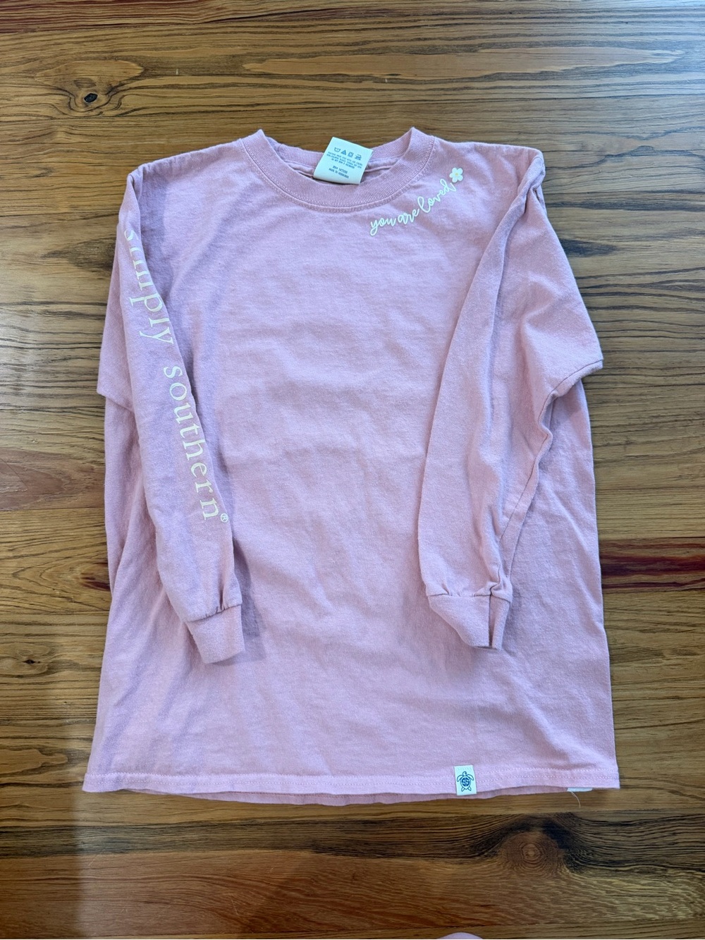 Simply Southern Pink Long Sleeve Shirt